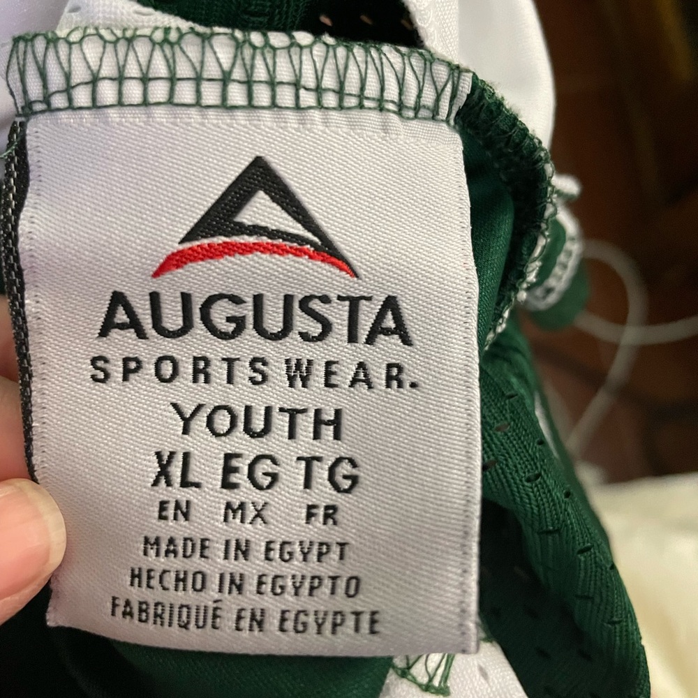 Youth Augusta JETS NFL jersey flag play football size XL reversible green white - Picture 10 of 11